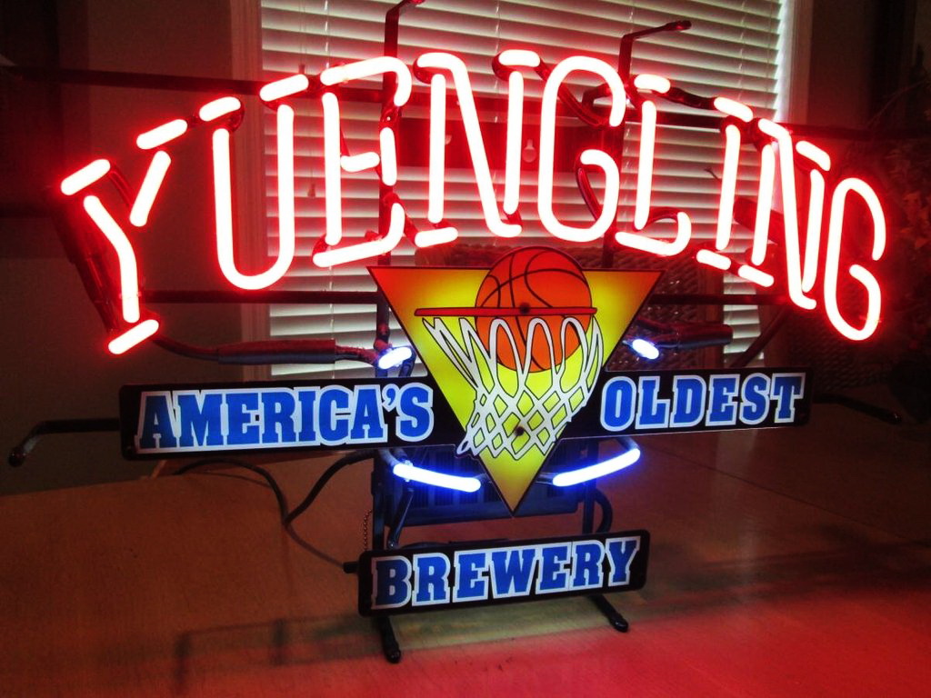 Yuengling Americas Oldest Brewery Basketball Neon Sign